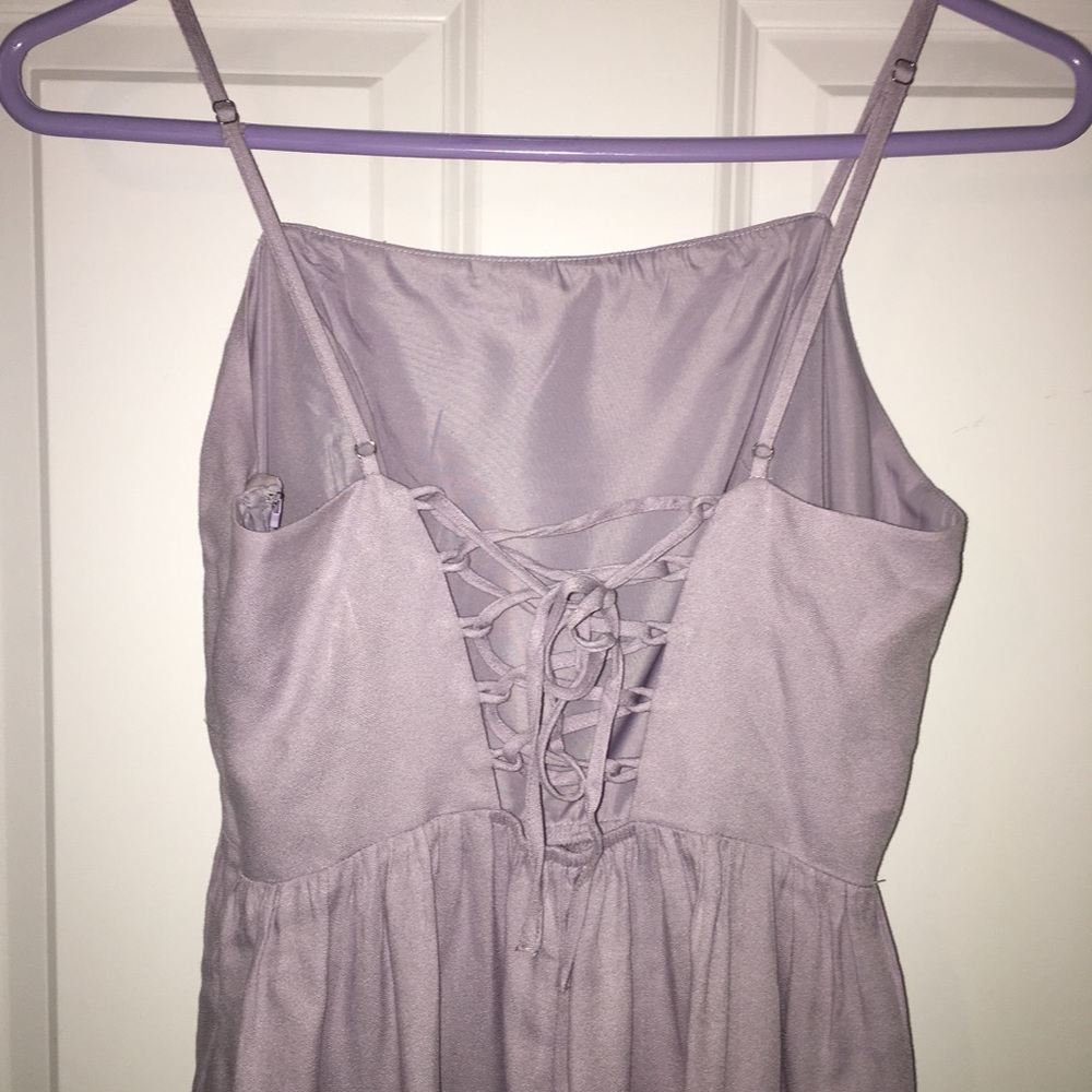 Lace-up Fit & Flare Dress- like new! - Picture 4 of 8